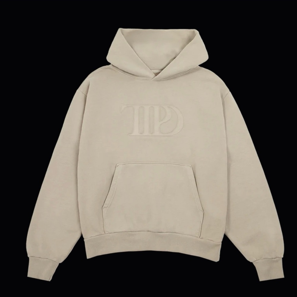 NWOT Taylor Swift Tortured Poets Department Beige Hoodie size small
